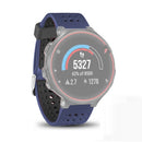 For Garmin Forerunner 235 Two-color Replacement Strap Watchband(Blue Black)