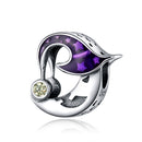 S925 Sterling Silver Halloween Evil Moon Beads DIY Bracelet Necklace Accessories