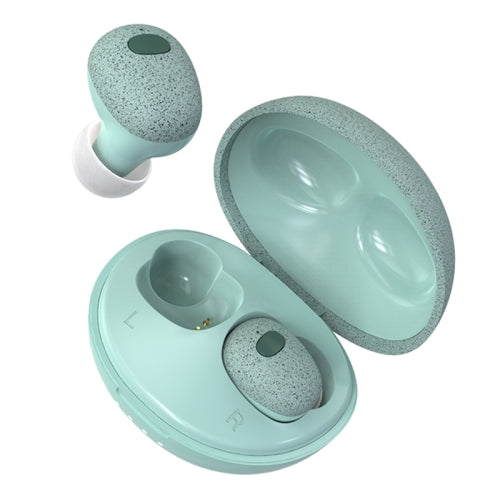 Calante T2S 5D Sound Effect Bluetooth 5.0 Wireless Bluetooth Earphone with Magnetic Charging Box, Support Call & Siri(Mint Green)