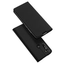 For Motorola Moto G8 DUX DUCIS Skin Pro Series Horizontal Flip PU + TPU Leather Case, with Holder & Card Slots(Black)