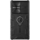 For Samsung Galaxy Note 20 Ultra NILLKIN Shockproof CamShield Armor Protective Case with Invisible Ring Holder(Black)