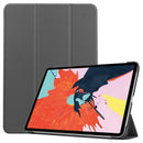 For iPad Air 2020 10.9 Custer Texture Horizontal Flip Leather Case with Three-folding Holder & Sleep / Wake-up Function(Grey)