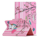 For Amazon Fire HD 10 (2017) Painted Pattern Horizontal Flip Leather Case with Holder(Sakura Unicorn)