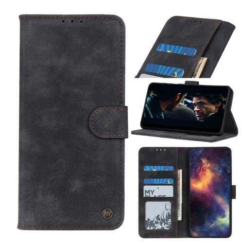 For CUBOT P40 Antelope Texture Magnetic Buckle Horizontal Flip PU Leather Case with Card Slots & Wallet & Holder(Black)