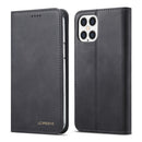 For iPhone 12 / 12 Pro LC.IMEEKE LC-002 Series Skin Hand Feeling PU + TPU Horizontal Flip Leather Case with Holder & Card Slot & Wallet(Black)