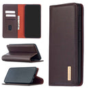 For Samsung Galaxy A50 2 in 1 Detachable Magnetic Horizontal Flip Genuine Leather Case with Holder & Card Slots & Wallet(Dark Brown)