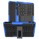 For Huawei MatePad T 8 Tire Texture Shockproof TPU + PC Protective Case with Holder(Blue)