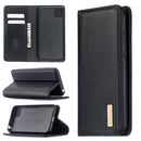 For Huawei Y5p 2 in 1 Detachable Magnetic Horizontal Flip Genuine Leather Case with Holder & Card Slots & Wallet(Black)