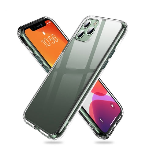 For iPhone 11 Pro iPAKY Starshine Series Shockproof TPU + PC Case(Transparent + Dark Green)
