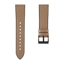 For Samsung Galaxy Watch 3 45mm TPU + Leather Replacement Strap Watchband(Grey)