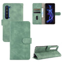 For Sharp Aquos R5G Solid Color Skin Feel Magnetic Buckle Horizontal Flip Calf Texture PU Leather Case with Holder & Card Slots & Wallet(Green)