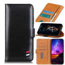 For iPhone 11 Pro 3-Color Pearl Texture Magnetic Buckle Horizontal Flip PU Leather Case with Card Slots & Wallet & Holder(Black)