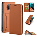 For Xiaomi Redmi K30 Pro / Poco F2 Pro Strong Magnetism Shockproof Horizontal Flip Liquid Feel Leather Case with Holder & Card Slots & Wallet(Brown)