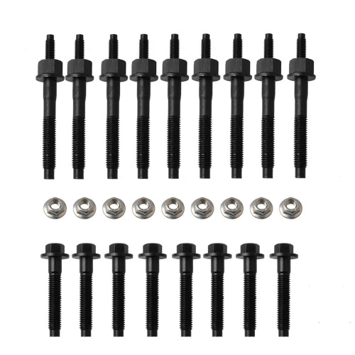 16 in 1 Car 5.7L Iron Exhaust Manifold Stud Kit for Dodge Ram 1500 2500 3500 Magnum Aspen Jeep Grand