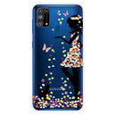For Samsung Galaxy M31 Shockproof Painted Transparent TPU Protective Case(Girl)