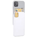 For iPhone 12 mini GOOSPERY SKY SLIDE BUMPER TPU + PC Sliding Back Cover Protective Case with Card Slot(White)