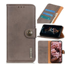 For OPPO Realme X7 Pro KHAZNEH Cowhide Texture Horizontal Flip Leather Case with Holder & Card Slots & Wallet(Khaki)