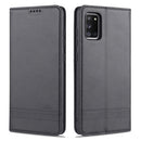 For Samsung Galaxy A31 AZNS Magnetic Calf Texture Horizontal Flip Leather Case with Card Slots & Holder & Wallet(Black)