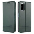 For Huawei Honor V30 AZNS Magnetic Calf Texture Horizontal Flip Leather Case with Card Slots & Holder & Wallet(Dark Green)
