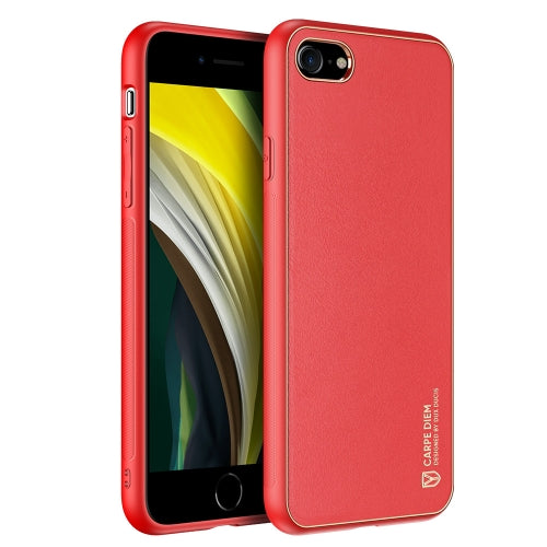 For iPhone SE / 8 / 7 DUX DUCIS YOLO Series PU + PC + TPU Protective Case(Red)