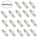 100 PCS M10 304 Stainless Steel Hole Tube Clips U-tube Clamp Connecting Ring Hose Clamp