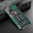 For Samsung Galaxy S20+ Machine Armor Warrior Shockproof PC + TPU Protective Case(Army Green)