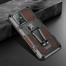 For Samsung Galaxy S20 Ultra Machine Armor Warrior Shockproof PC + TPU Protective Case(Coffee)