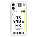 For iPhone 11 Boarding Pass Series TPU Phone Protective Case(Losangeles)