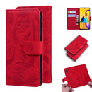 For Samsung Galaxy M30s / M21 Tiger Embossing Pattern Horizontal Flip Leather Case with Holder & Card Slots & Wallet(Red)