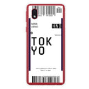 For Samsung Galaxy A01 Core Boarding Pass Series TPU Phone Protective Case(Tokyo)