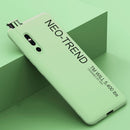 For vivo X27 GKK Liquid Silicone Painted TPU Case(Matcha Green)
