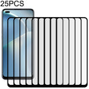 For OPPO A93 25 PCS Full Glue Full Screen Tempered Glass Film