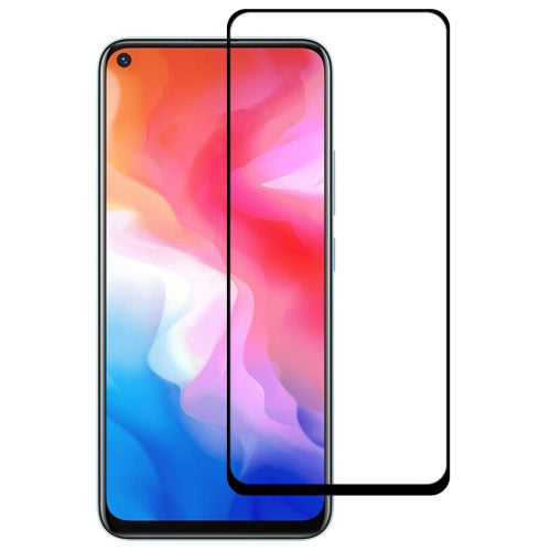 For Vivo Y50 Full Glue Full Screen Tempered Glass Film