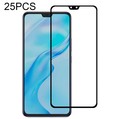 For Vivo V20 Pro 25 PCS Full Glue Full Screen Tempered Glass Film
