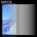For OPPO A53 50 PCS 0.26mm 9H 2.5D Tempered Glass Film