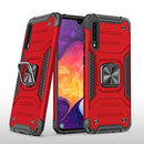 For Samsung Galaxy A30 / A50 / A50s Magnetic Armor Shockproof TPU + PC Case with Metal Ring Holder(Red)