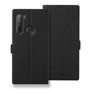 For HTC U20 5G ViLi K Series Shockproof TPU + PU Leather Magnetic Horizontal Flip Protective Case with Card Slots & Wallet & Holder(Black)