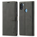 For Samsung Galaxy A11 Forwenw F1 Series Matte Strong Magnetism Horizontal Flip Leather Case with Holder & Card Slots & Wallet & Photo Frame(Black)