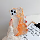 Marble Pattern TPU Protective Case for iPhone 11(Orange)