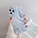 Flowing Marble Pattern TPU Protective Case for iPhone 11(White)