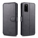 For Samsung Galaxy S20 FE / S20 Lite AZNS Calf Texture Horizontal Flip Leather Case with Holder & Card Slots & Wallet & Photo Frame(Black)