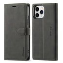 For iPhone 12 Pro Max Forwenw F1 Series Matte Strong Magnetism Horizontal Flip Leather Case with Holder & Card Slots & Wallet & Photo Frame(Black)