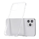 GEBEI Plating TPU Shockproof Protective Case For iPhone 12 mini(Transparent)