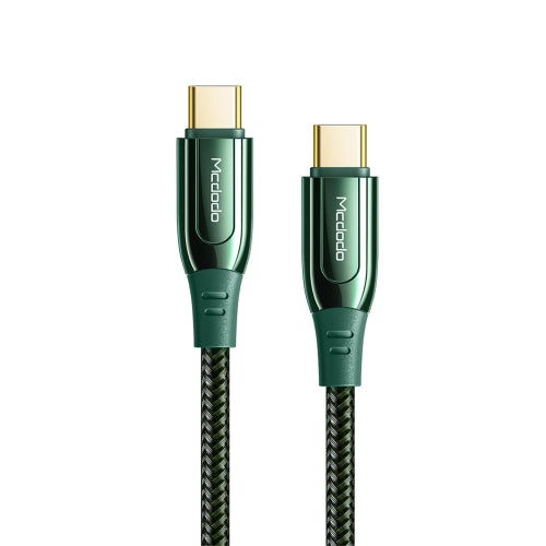 Mcdodo CA-812 100W Type-C / USB-C to Type-C / USB-C Charging Data Cable, Length:2m(Dark Green)