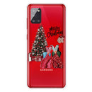For Samsung Galaxy A31 Christmas Series Clear TPU Protective Case(Christmas Pajamas)