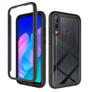 For Huawei Y7p Starry Sky Solid Color Series Shockproof PC + TPU Protective Case(Black)