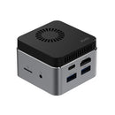 GMK NucBox Windows 10 System Mini PC, Intel Celeron J4125 Quad Core 64bit 14nm 2GHz-2.7GHz, Support WiFi & Bluetooth & RJ45, 8GB+128GB, US Plug