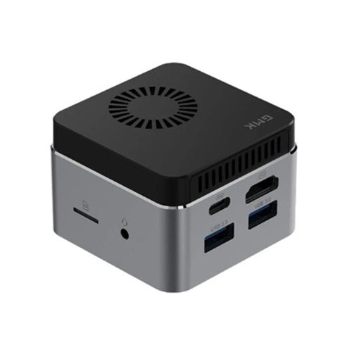 GMK NucBox Windows 10 System Mini PC, Intel Celeron J4125 Quad Core 64bit 14nm 2GHz-2.7GHz, Support WiFi & Bluetooth & RJ45, 8GB+512GB, US Plug