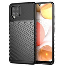 For Samsung Galaxy A42 5G Thunderbolt Shockproof TPU Soft Case(Black)