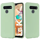 For LG K41S Pure Color Liquid Silicone Shockproof Full Coverage Case(Green)
